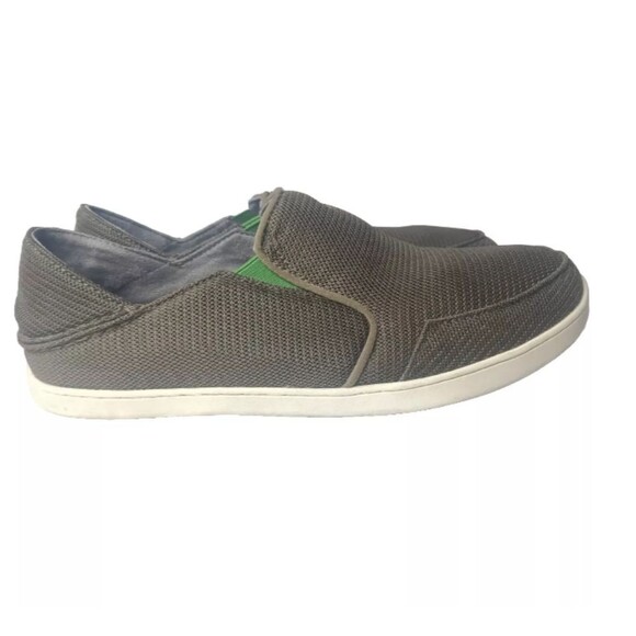 OLUKAI Nohea Mesh Shoes Mustang Lime Peel Size 11 M  Slip-On main image 2